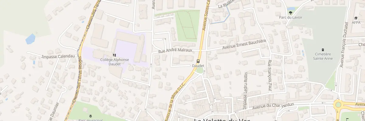 Plan du 9100 Av André Malraux à La Valette-du-Var