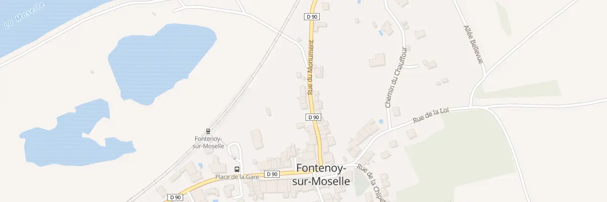 Plan du 13 Rue du Monument à Fontenoy-sur-Moselle