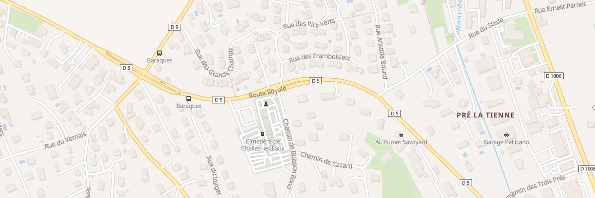 Plan du 33 Che de Buisson Rond à Challes-les-Eaux