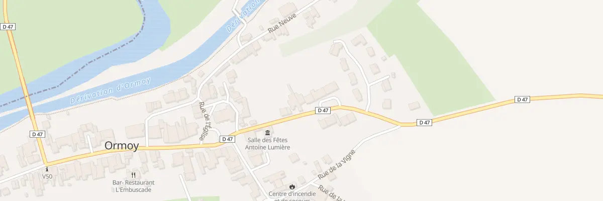 Plan du 3 Rue du Champ le Saint à Ormoy