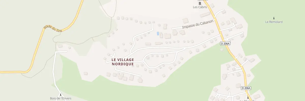 Plan du 5263 Rte du Nivolet aux Déserts