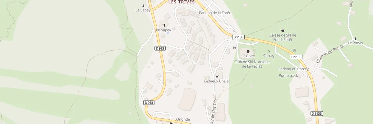 Plan du 6774 La Feclaz aux Déserts
