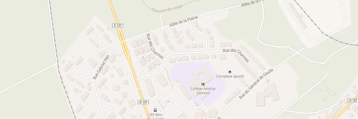 Plan du 5 Rue des Charmes à Homécourt