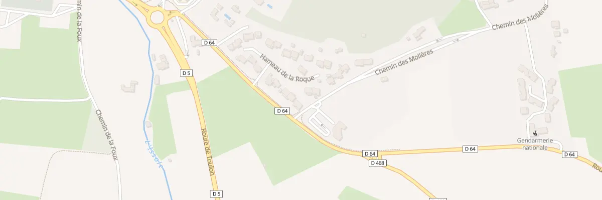 Plan du 5616 Pical à La Roquebrussanne