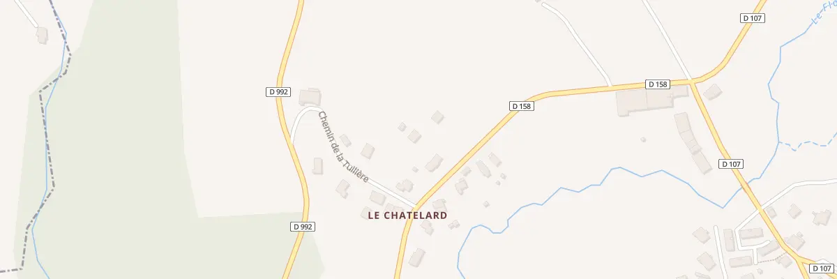 Plan du 304 Rte du Châtelard à Minzier