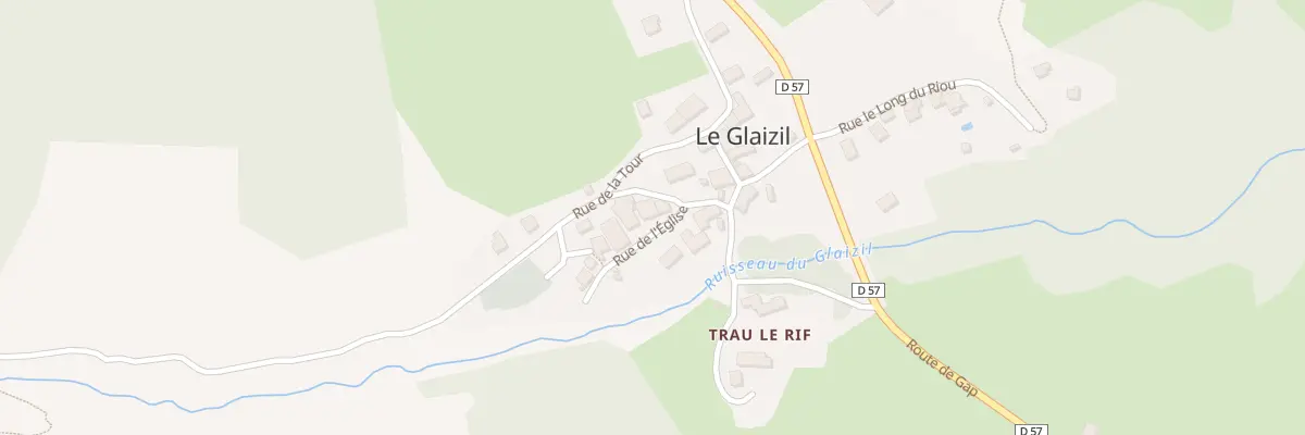 Plan du 5004 Le Village au Glaizil