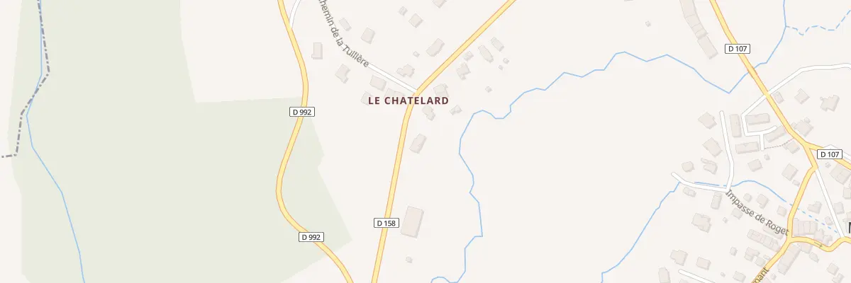 Plan du 433 Rte du Châtelard à Minzier