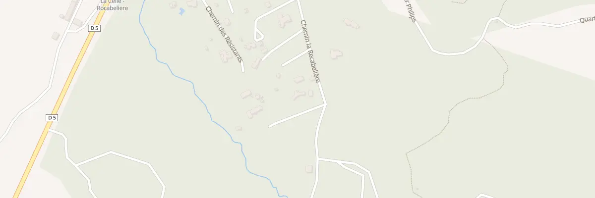 Plan du 5532 Recabeliere à La Celle