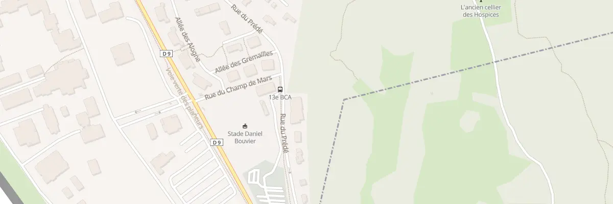 Plan du 619 Rue du Prédé à Barby