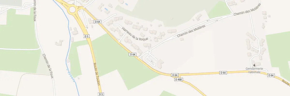 Plan du 2 Ham de la Roque à La Roquebrussanne