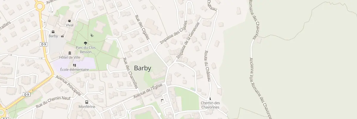 Plan du 65 Rue du Village à Barby