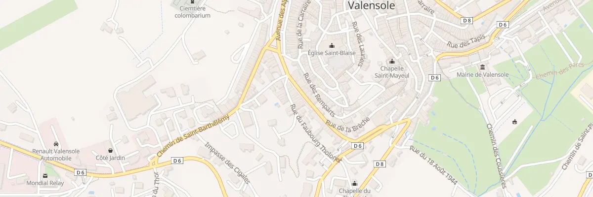 Plan du 31 Rue du Faubourg Ratonneau à Valensole