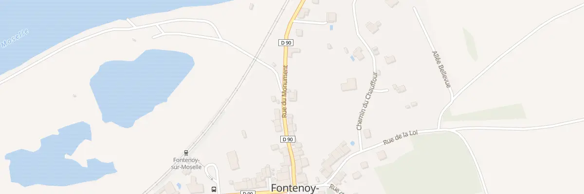 Plan du 16 Rue du Monument à Fontenoy-sur-Moselle