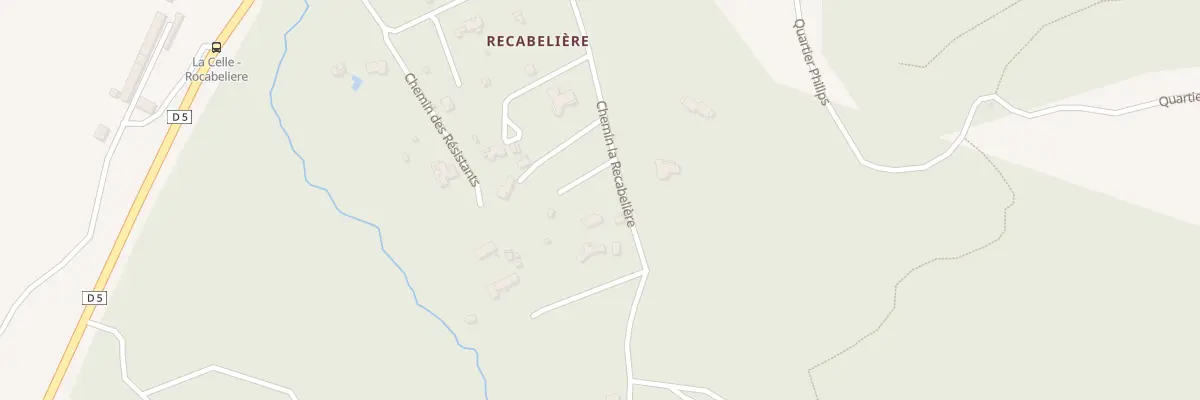 Plan du 5276 Recabeliere à La Celle