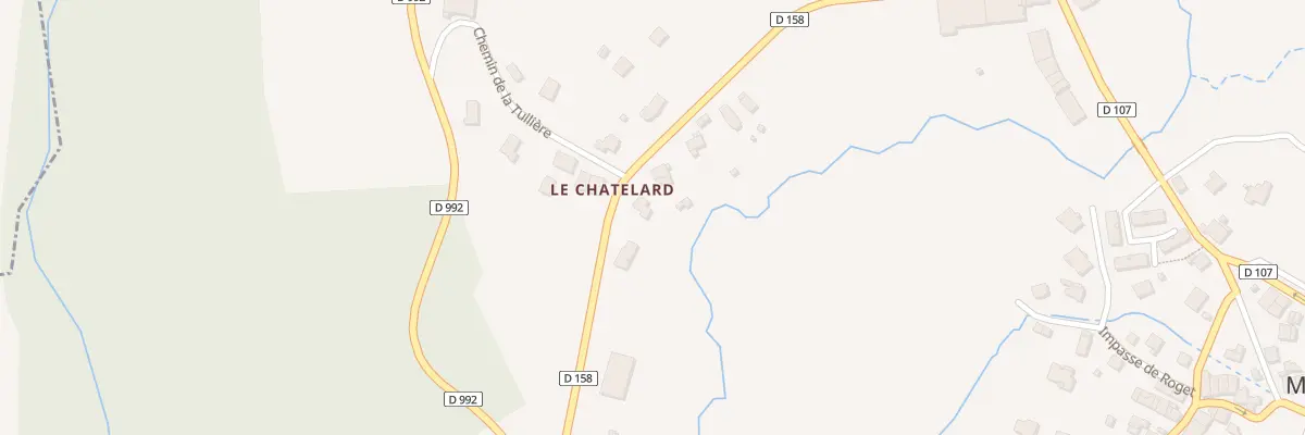 Plan du 381 Rte du Châtelard à Minzier