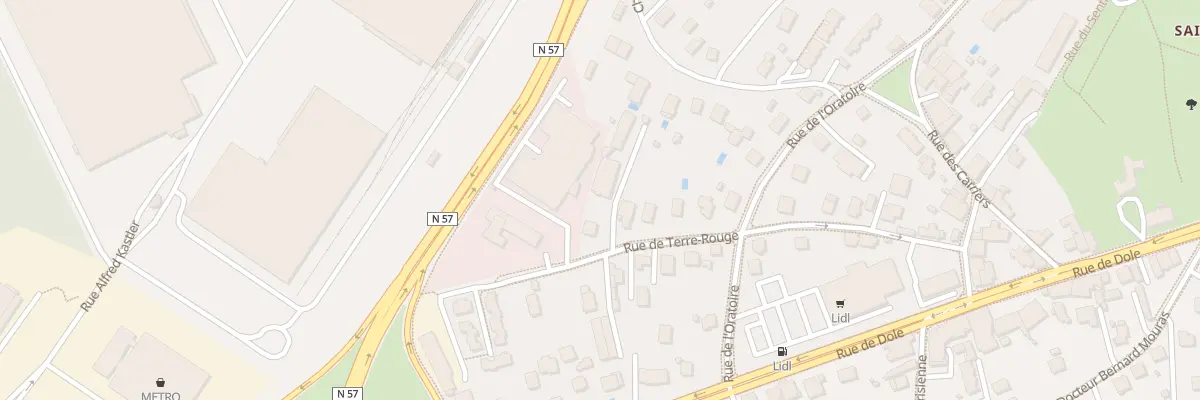 Plan du 28B Rue de Terre-Rouge à Besançon