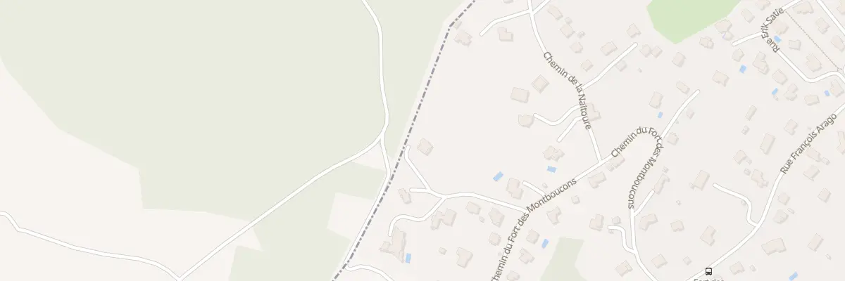 Plan du 12D Che du Fort des Montboucons à Besançon