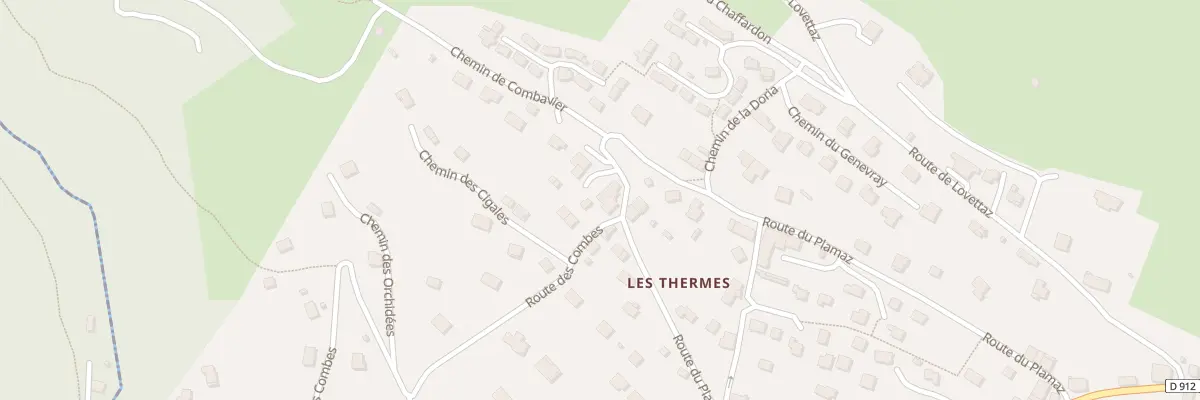 Plan du 505 Rte des Combes à Saint-Jean-d’Arvey