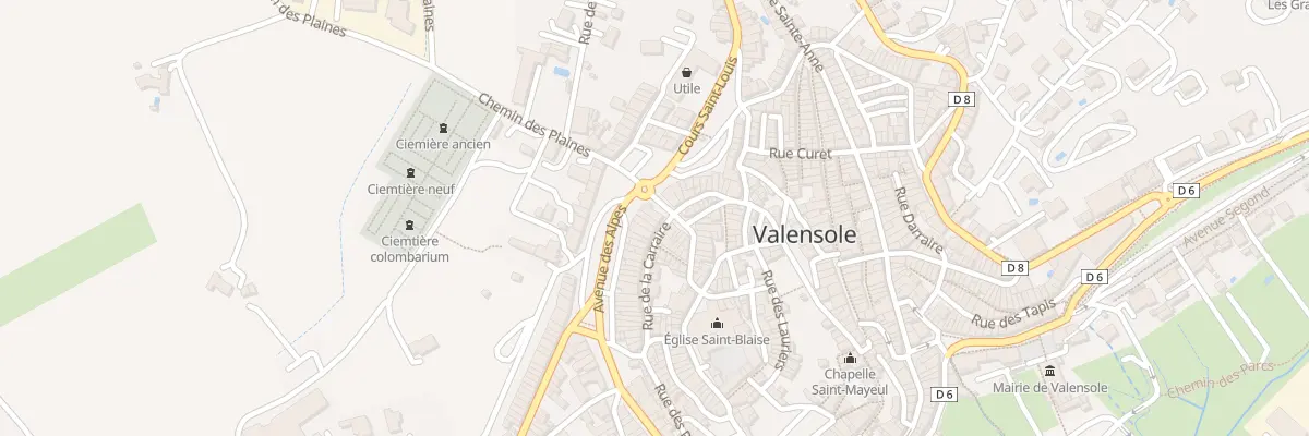 Plan du 2 Rue de la Carraire à Valensole