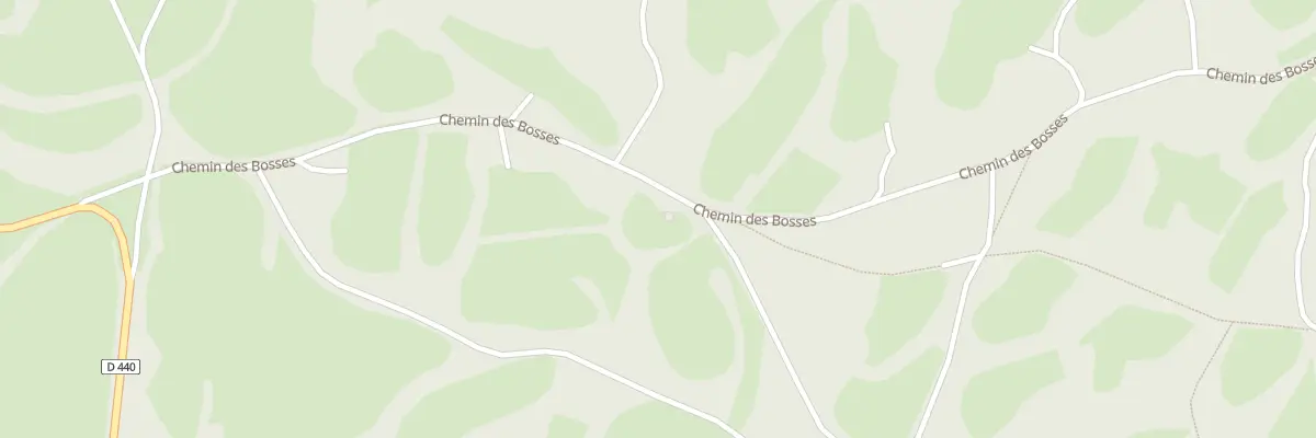 Plan du 5083 Champ du Chemin des Bosses à Chenecey-Buillon