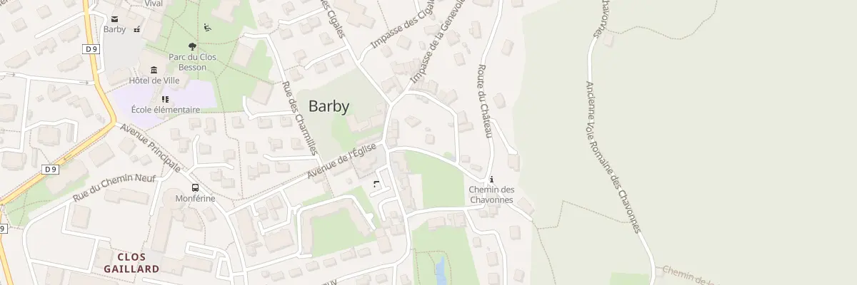 Plan du 47 Rte du Château à Barby