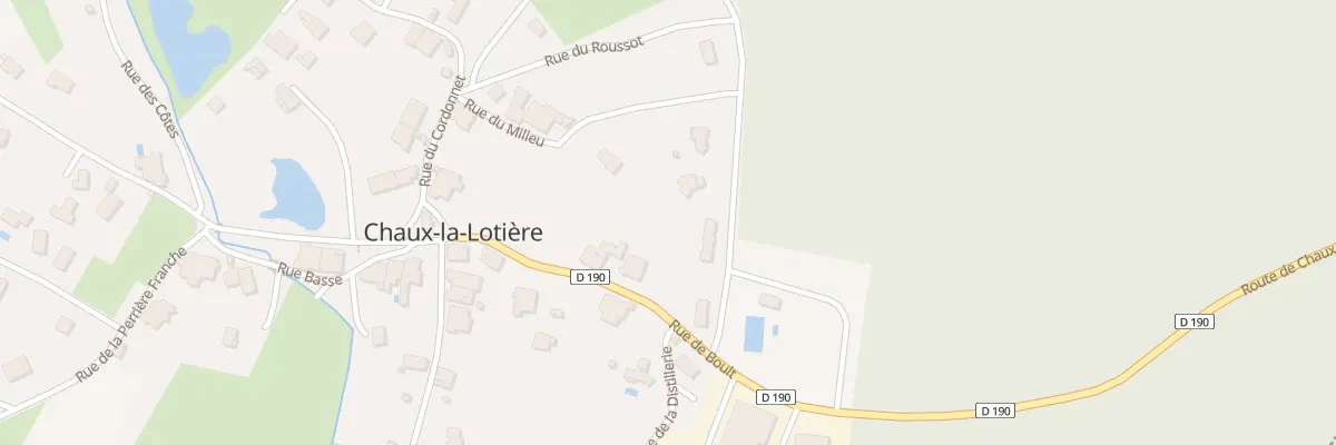 Plan du 11 Rue de la Piscine à Chaux-la-Lotière