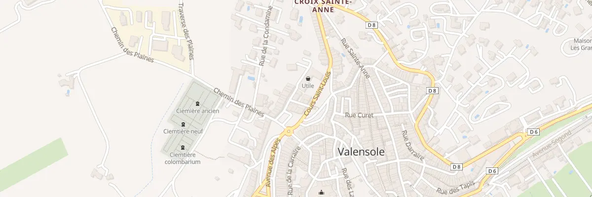 Plan du 1 Rue du Château d’Eau à Valensole