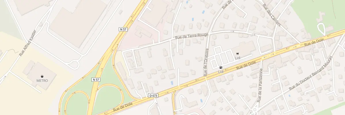 Plan du 17T Rue de Terre-Rouge à Besançon