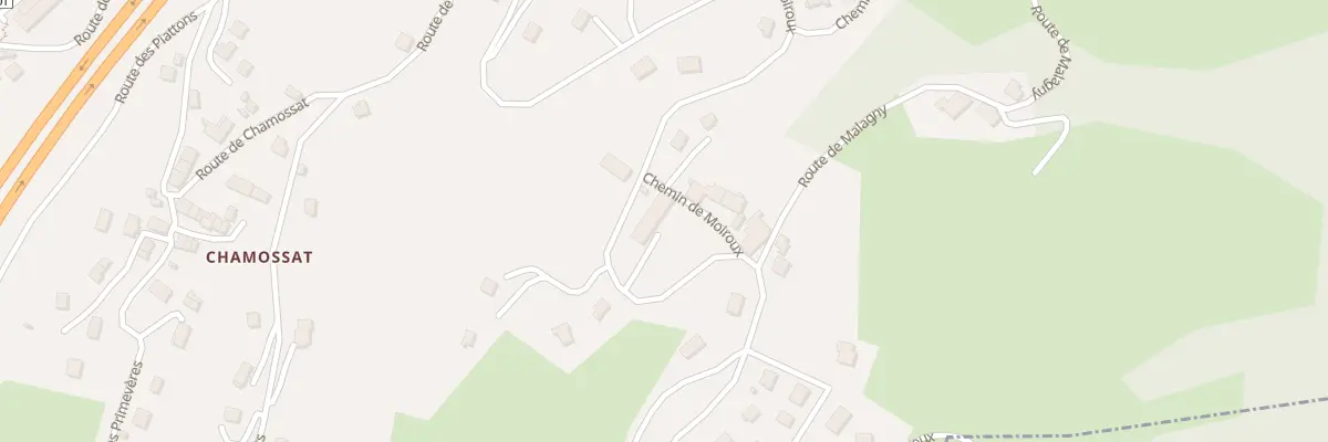 Plan du 843 Rte de Moiroux à Saint-Félix