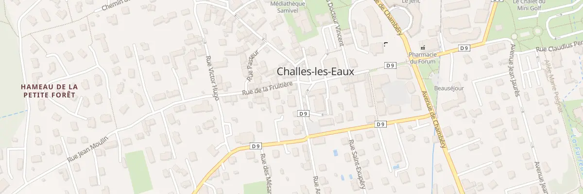Plan du 30 Rue Aristide Briand à Challes-les-Eaux