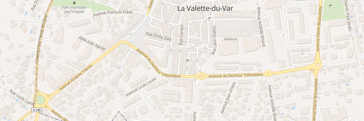 Plan du 25 Rue Gambetta à La Valette-du-Var