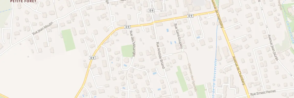 Plan du 182 Rue Aristide Briand à Challes-les-Eaux