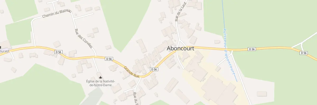 Plan du 45 Gr Grande Rue à Aboncourt-Gesincourt