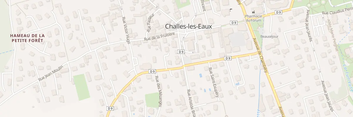 Plan du 70 Rue Aristide Briand à Challes-les-Eaux