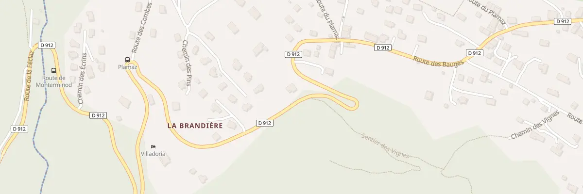 Plan du 1347 Rte des Bauges à Saint-Jean-d’Arvey