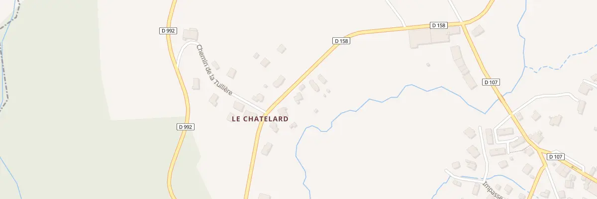 Plan du 325 Rte du Châtelard à Minzier