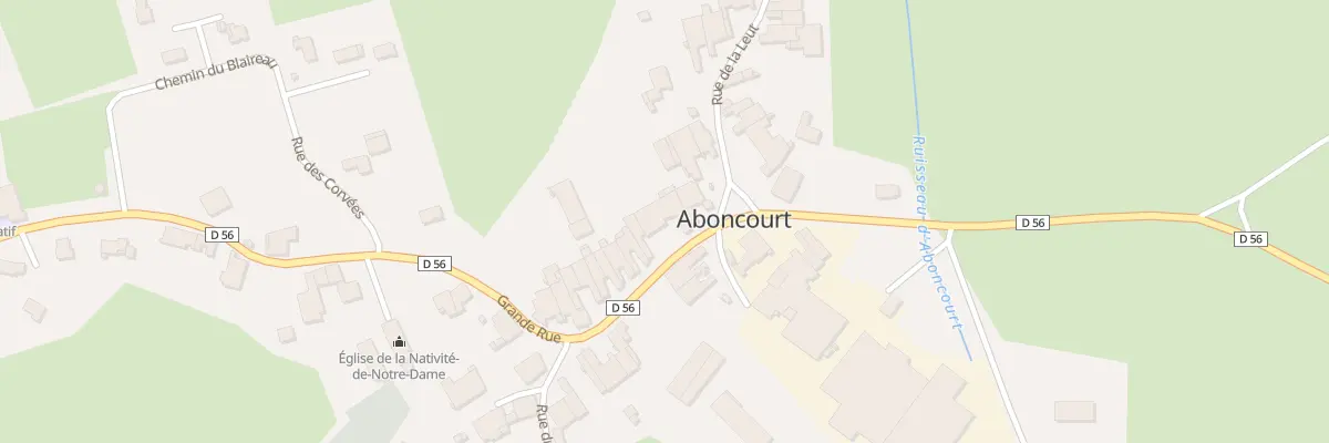Plan du 47 Gr Grande Rue à Aboncourt-Gesincourt