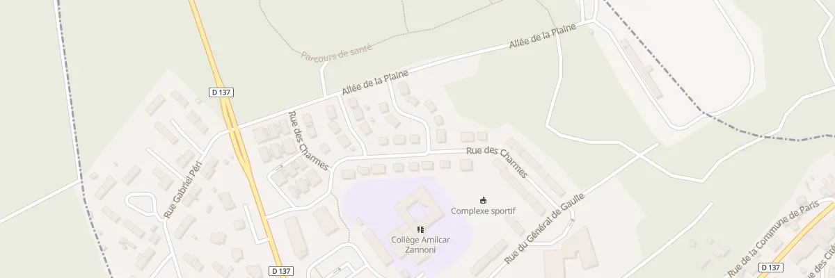 Plan du 22 Rue des Charmes à Homécourt