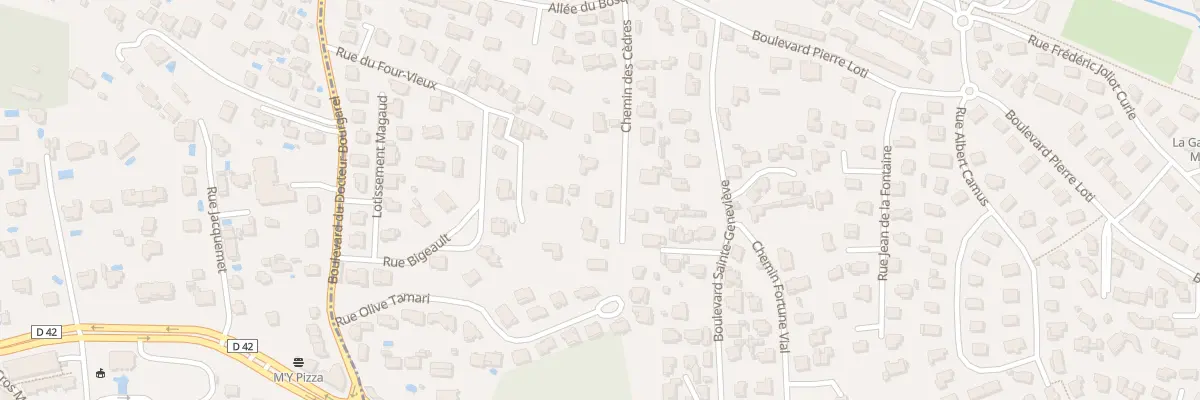 Plan du 234 Che des Cèdres à La Garde