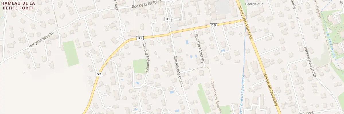 Plan du 152 Rue Aristide Briand à Challes-les-Eaux