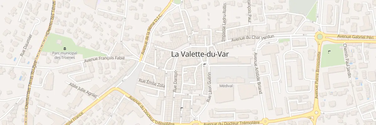 Plan du 32 Av du Char Verdun à La Valette-du-Var