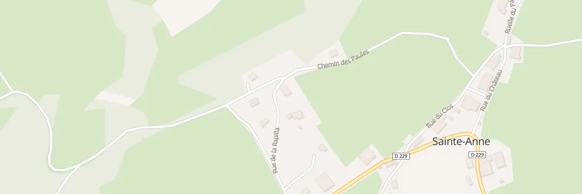 Plan du 4 Rue de la Rapilla à Sainte-Anne