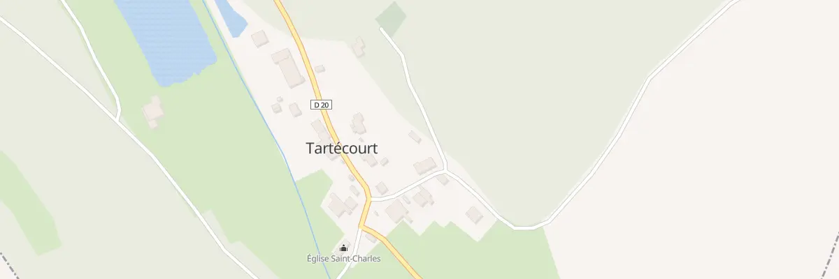 Plan du 2 Che du Cimetiere à Tartécourt