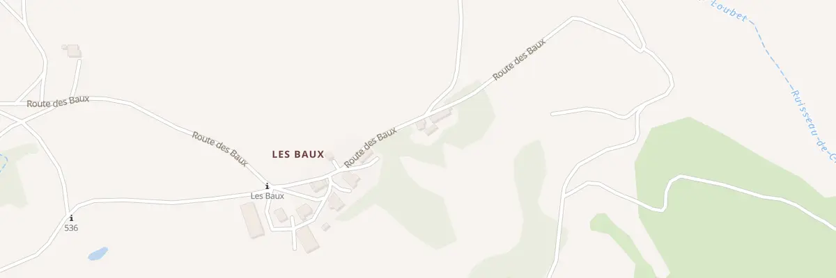 Plan du 5245 Le Forest des Beaux à La Roche-des-Arnauds