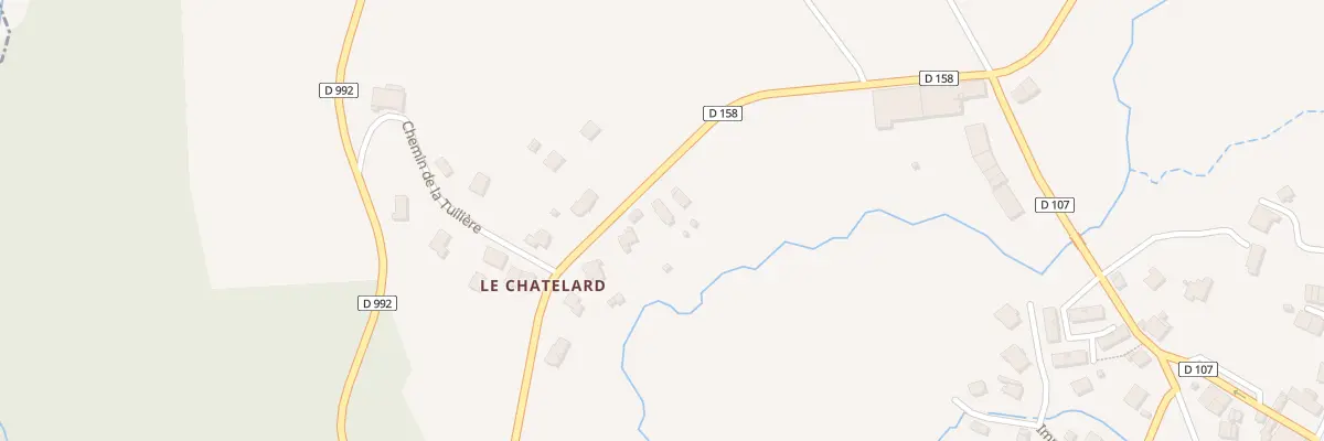 Plan du 287 Rte du Châtelard à Minzier