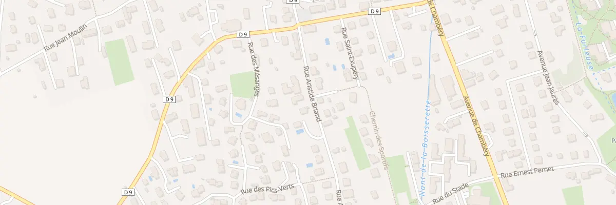 Plan du 218 Rue Aristide Briand à Challes-les-Eaux