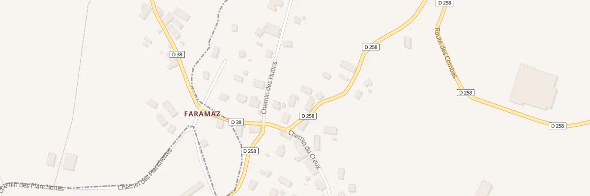 Plan du 1083 Rte des Combes à Marcellaz-Albanais