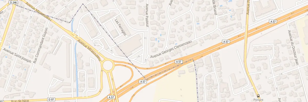 Plan du 222 Av Georges Clémenceau à La Valette-du-Var