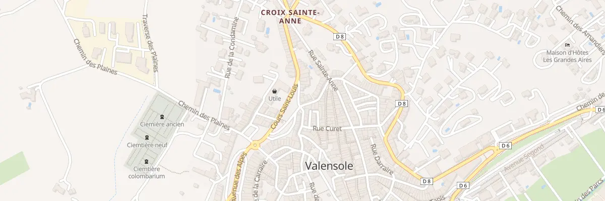 Plan du 5 Rue du Faubourg Jean Jaurès à Valensole