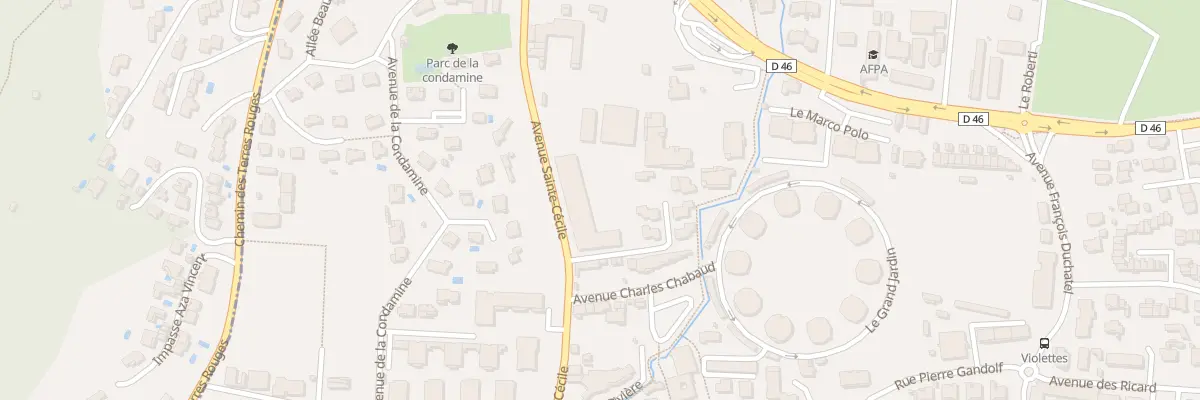 Plan du 384 Che Sainte Cecile à La Valette-du-Var